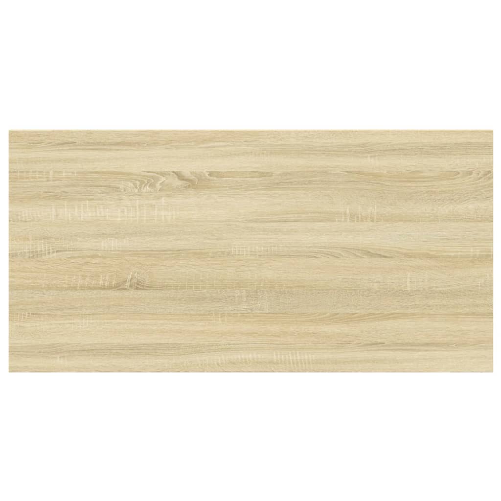 Panneau de bibliothèque 4pcs Chêne sonoma 60x30x1,5cm Aggloméré - XIOS