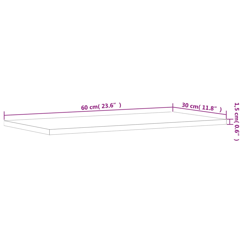 Panneau de bibliothèque 4pcs Chêne sonoma 60x30x1,5cm Aggloméré - XIOS
