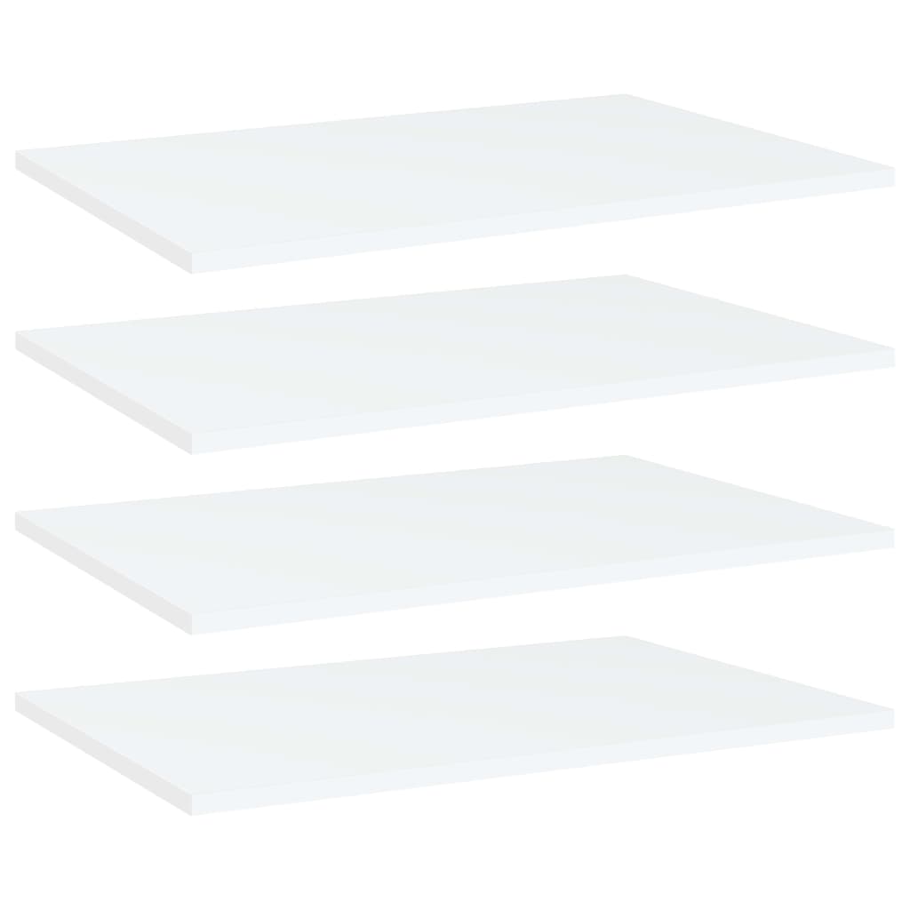 Panneaux de bibliothèque 4 pcs blanc bois d’ingénierie - XIOS