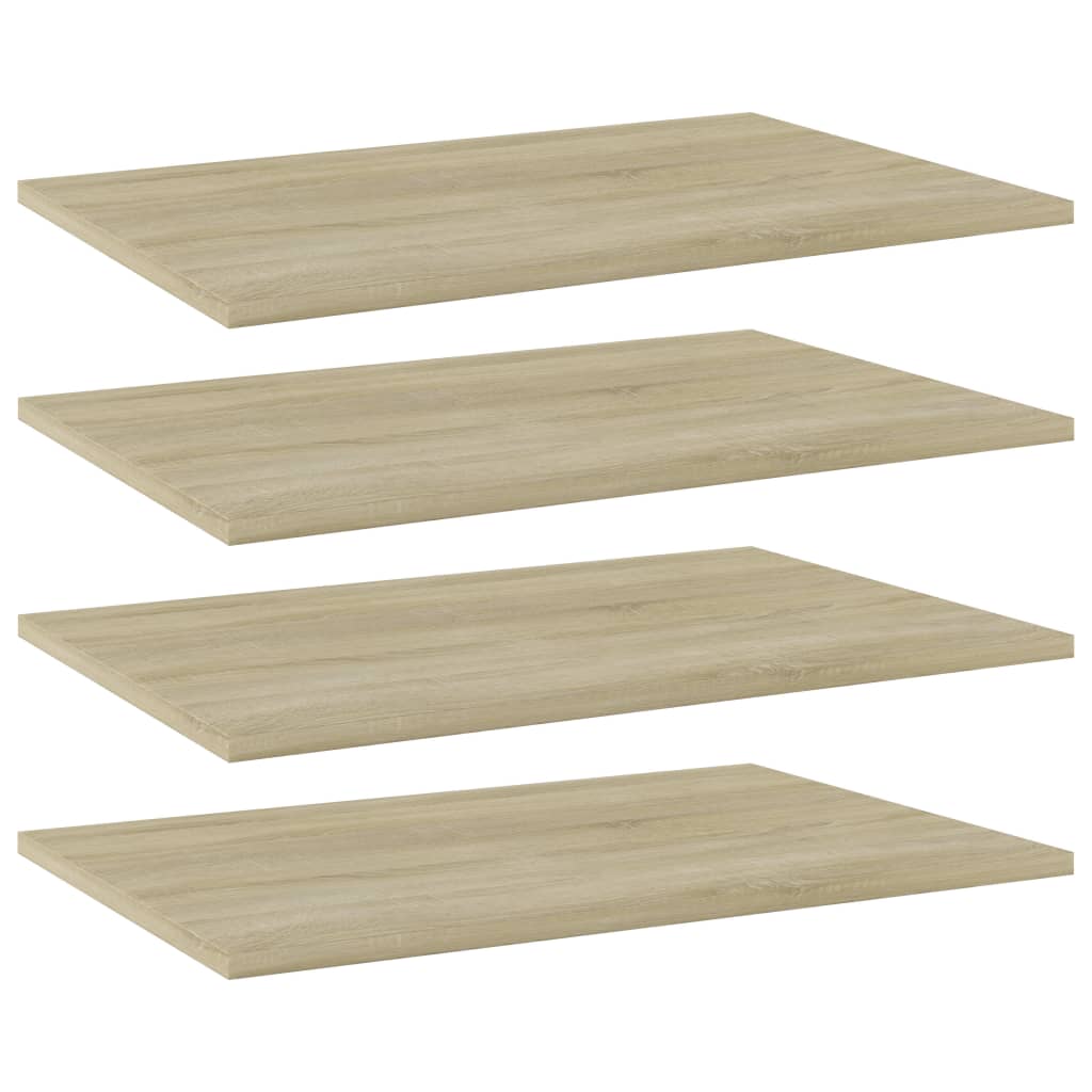 Panneau de bibliothèque 4 pcs chêne sonoma bois d’ingénierie - XIOS