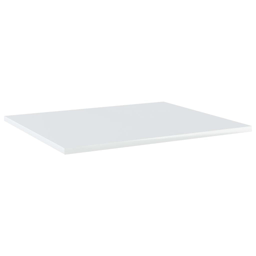 Panneaux bibliothèque 8pcs Blanc brillant 60x50x1,5cm Aggloméré - XIOS