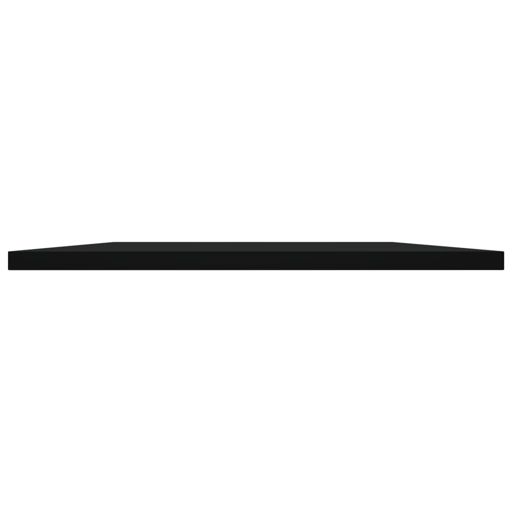 Panneaux de bibliothèque 8 pcs Noir 80x40x1,5 cm Aggloméré - XIOS