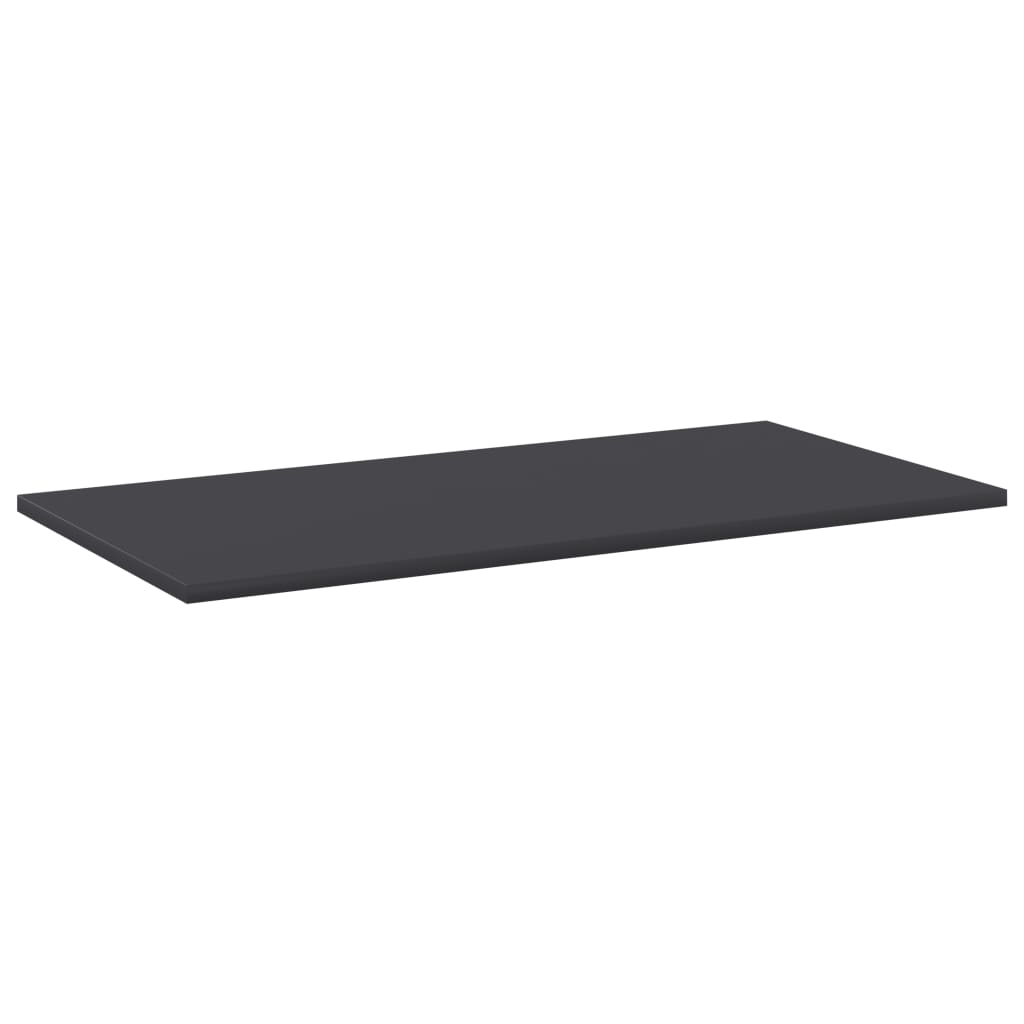 Panneaux de bibliothèque 8 pcs Gris 80x40x1,5 cm Aggloméré - XIOS