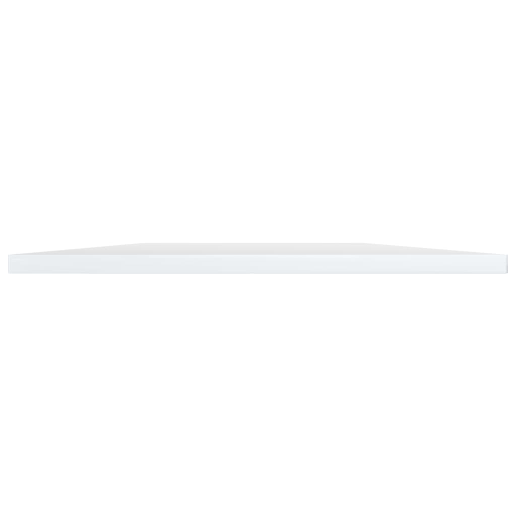 Panneaux bibliothèque 8pcs Blanc brillant 80x40x1,5cm Aggloméré - XIOS