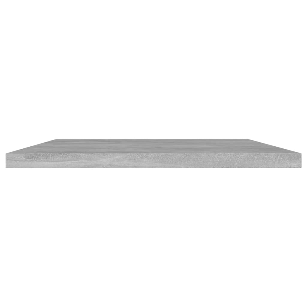 Panneaux de bibliothèque 8pcs Gris béton 100x30x1,5cm Aggloméré