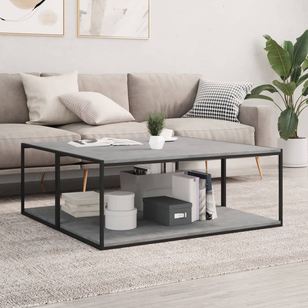 Panneaux de bibliothèque 4 pcs gris béton bois d’ingénierie - XIOS