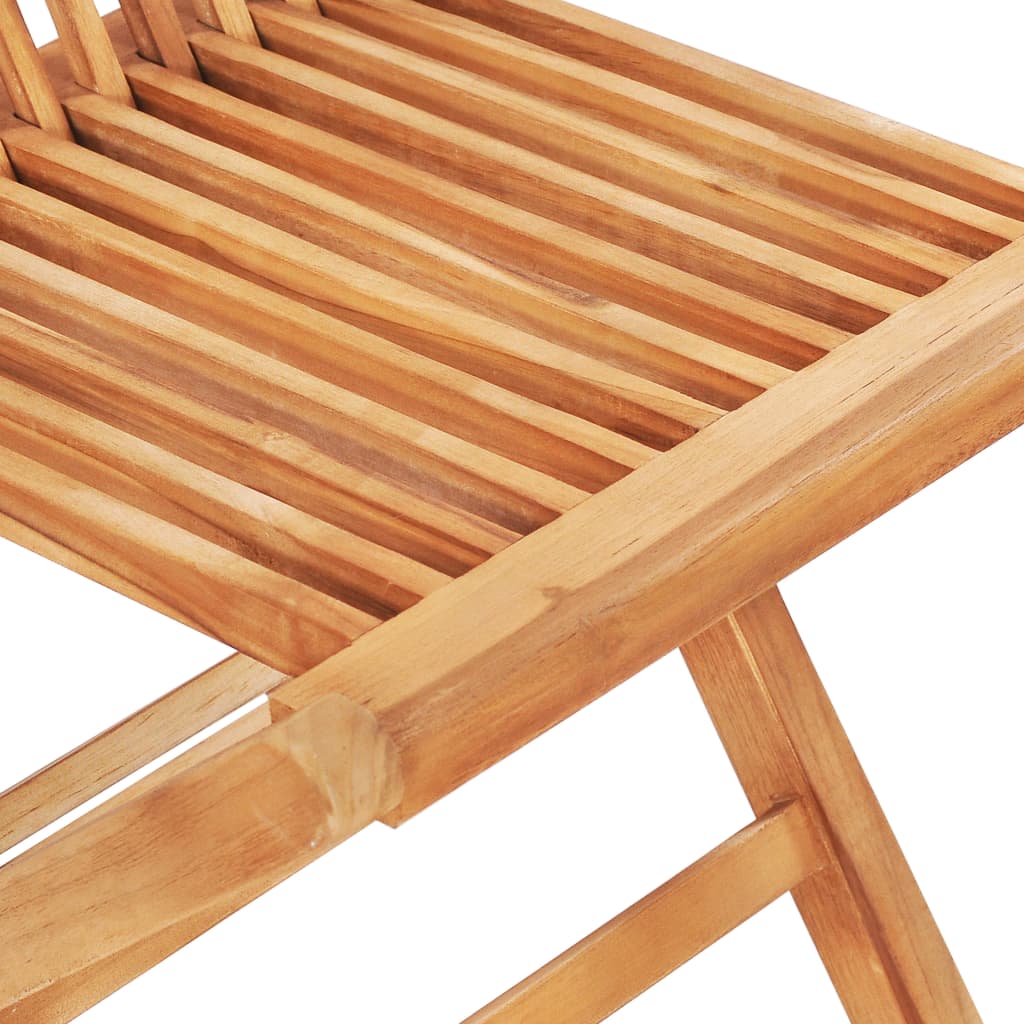 Ensemble de bistro 3 pcs avec coussins noir Bois de teck massif
