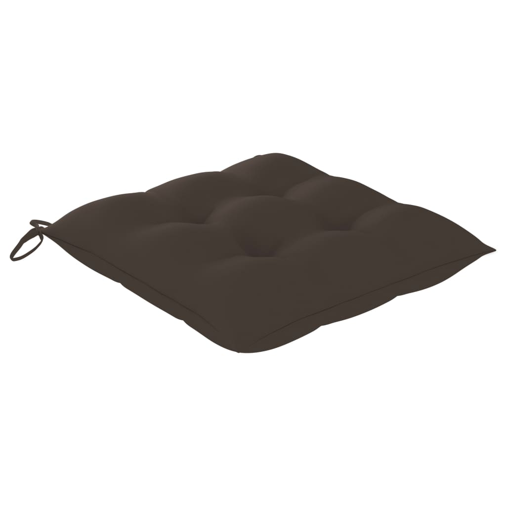 Ensemble à manger d'extérieur pliable 5pcs avec coussins Bambou