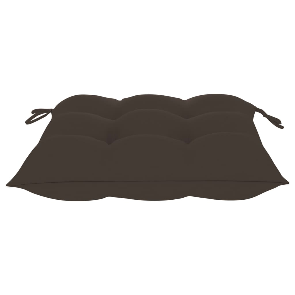 Ensemble à manger d'extérieur pliable 5pcs avec coussins Bambou