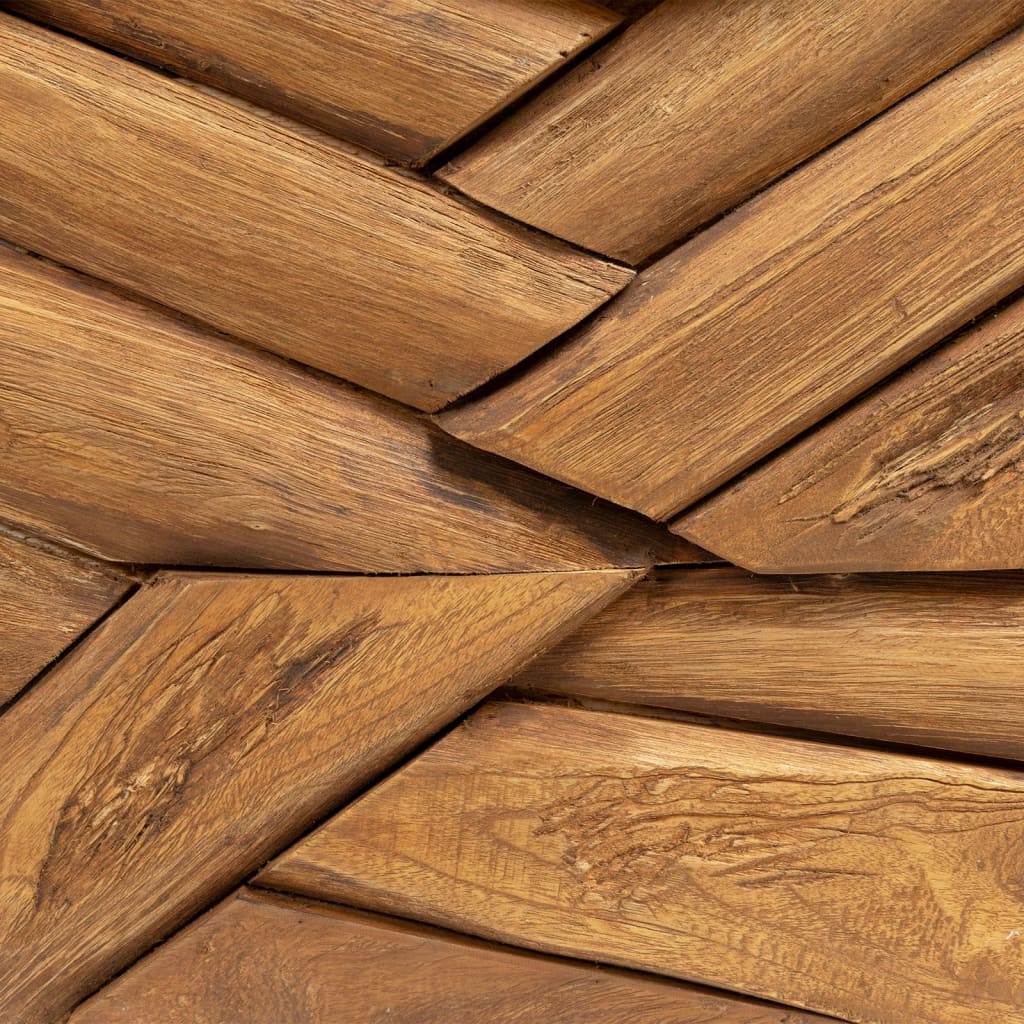 Table basse Bois de teck massif 110x35x38 cm - XIOS