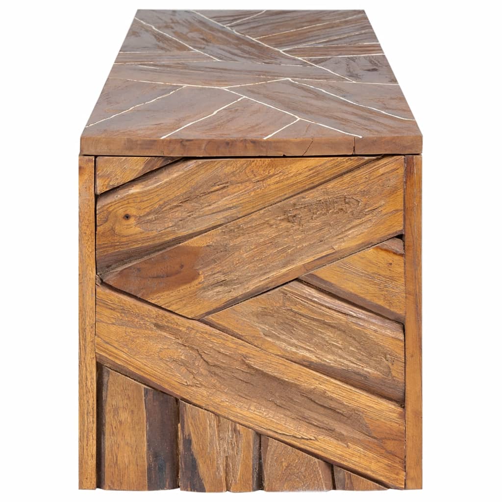 Meuble TV 110x60x38 cm Bois de teck massif - XIOS