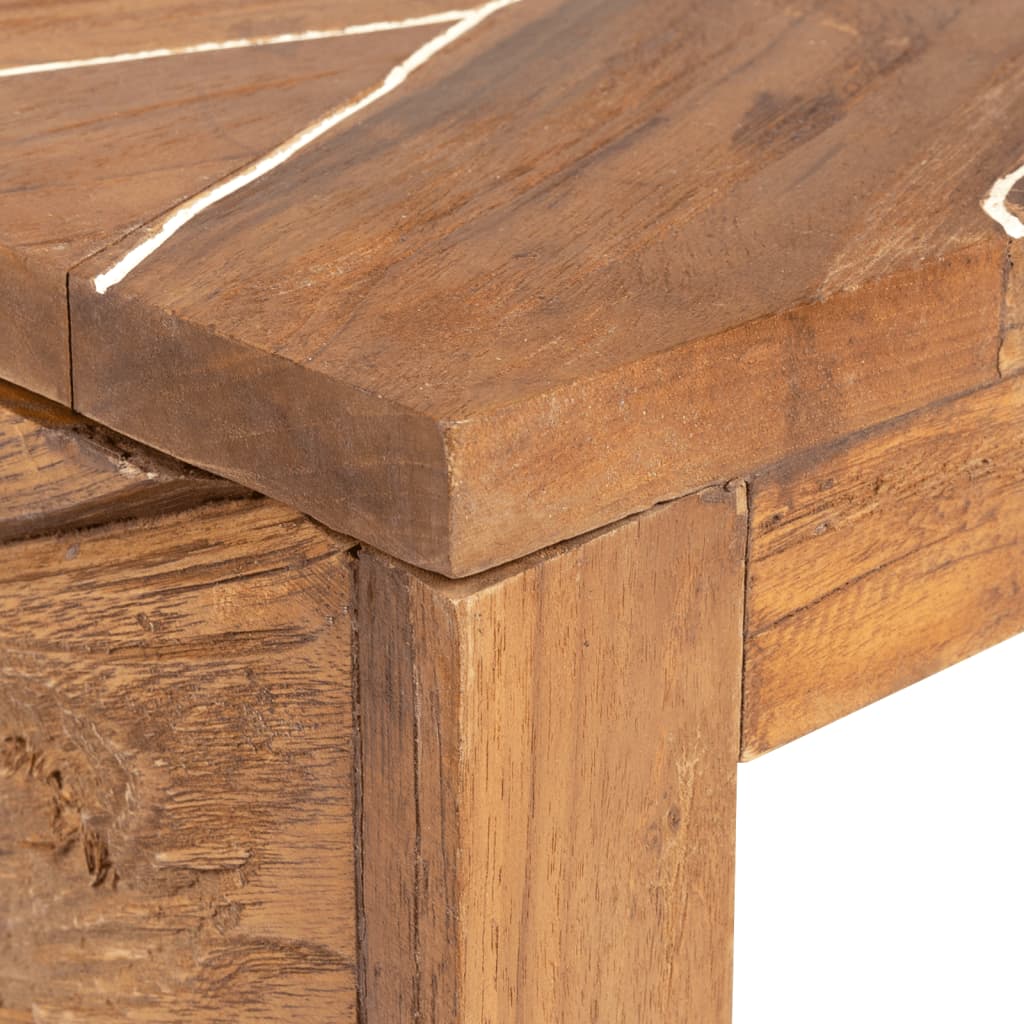 Meuble TV 110x60x38 cm Bois de teck massif - XIOS