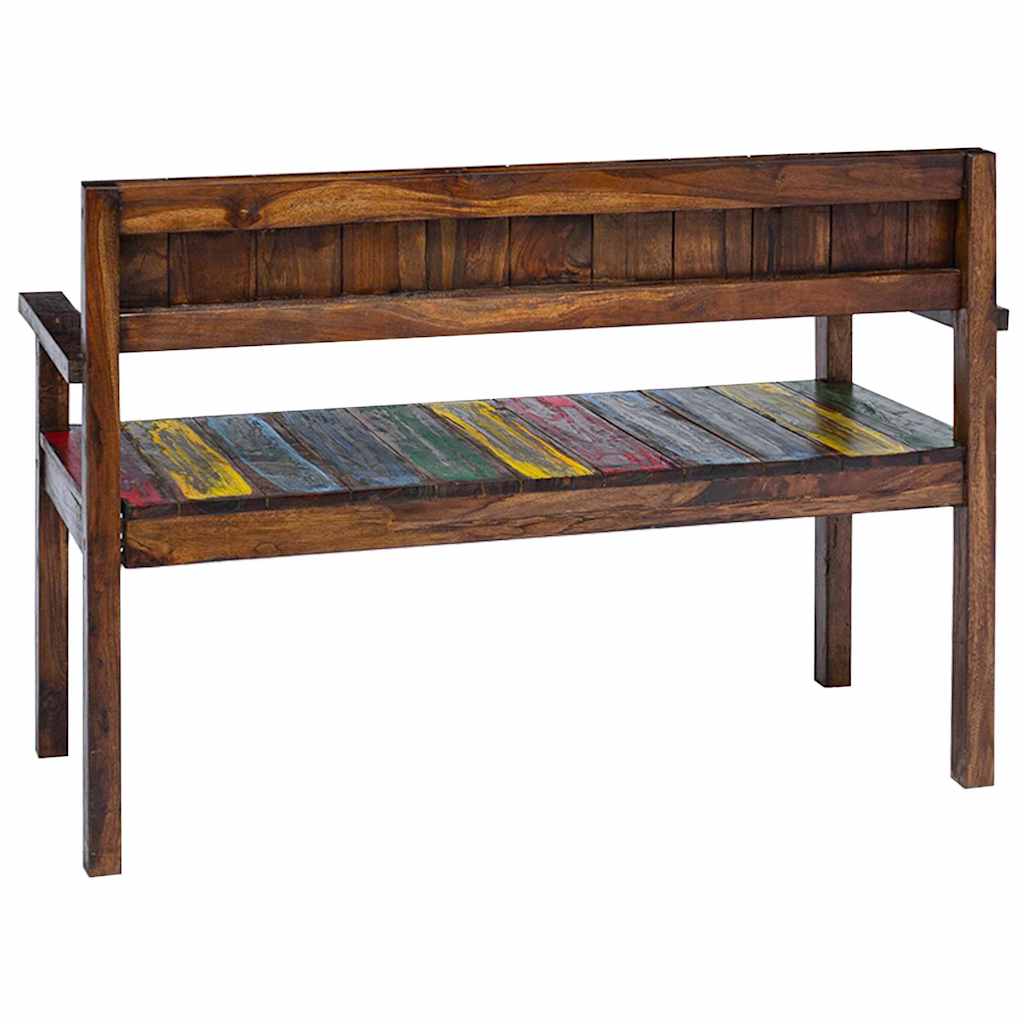 Chaises à manger lot de 4 bois de récupération solide - XIOS