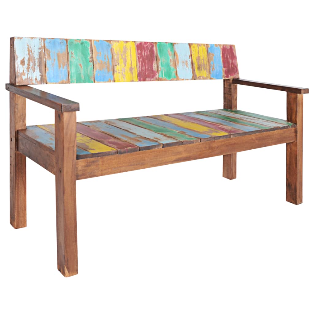 Banc 115 cm Bois de récupération massif - XIOS