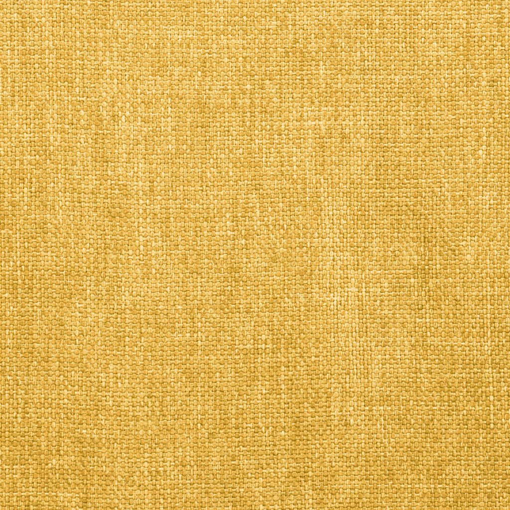 Chaises à manger lot de 4 jaune tissu - XIOS