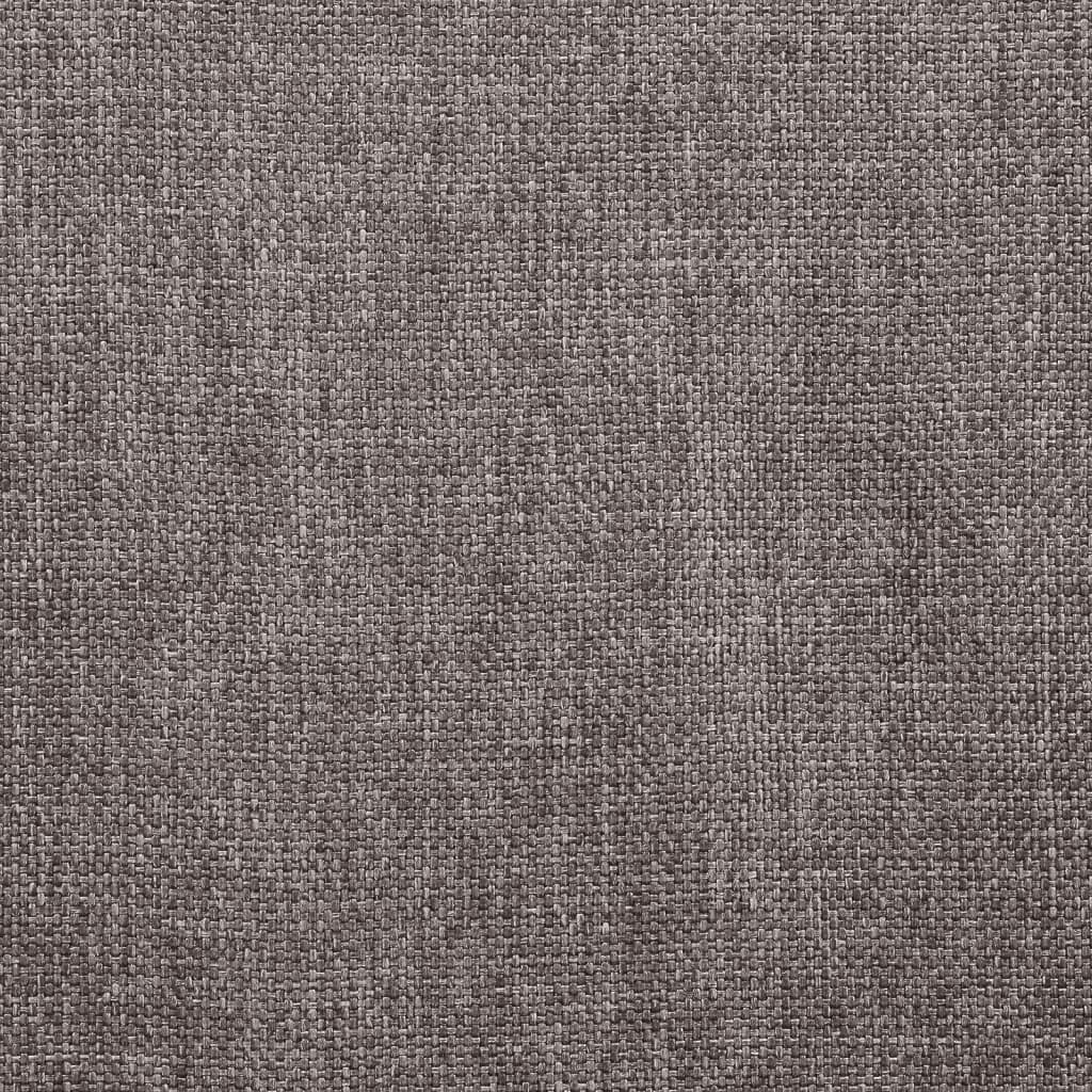 Chaises à manger lot de 4 taupe tissu - XIOS
