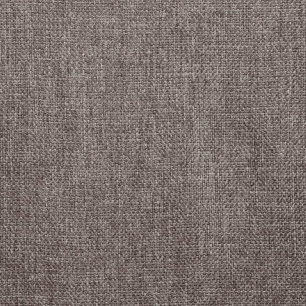 Chaises à manger lot de 4 taupe tissu