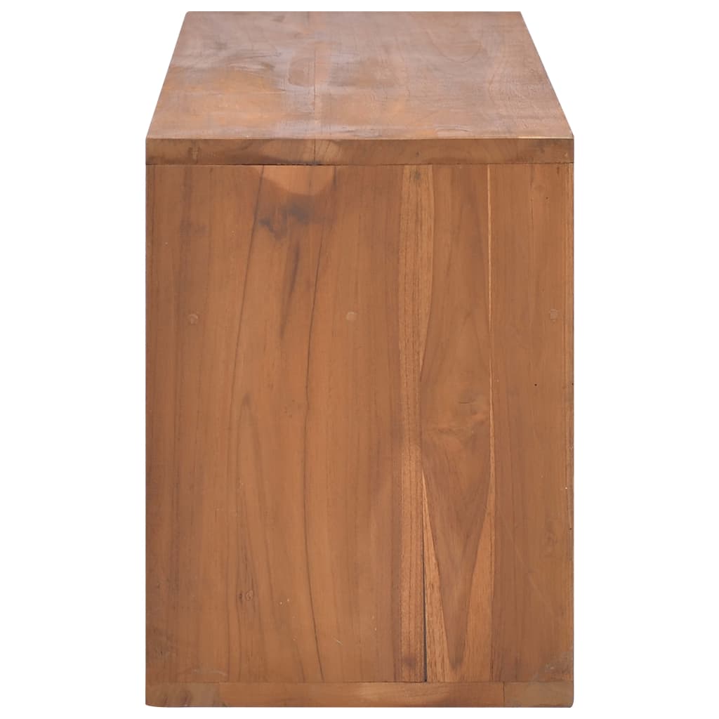 Meuble TV 90x30x40 cm Bois de teck massif - XIOS