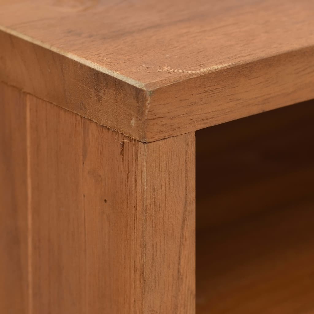 Meuble TV 90x30x40 cm Bois de teck massif - XIOS