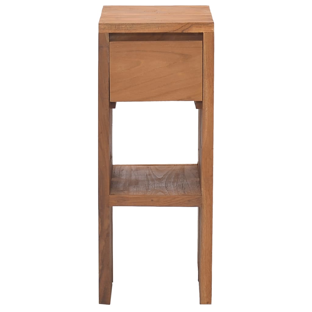Table de chevet 20x35x50 cm Bois de teck solide - XIOS
