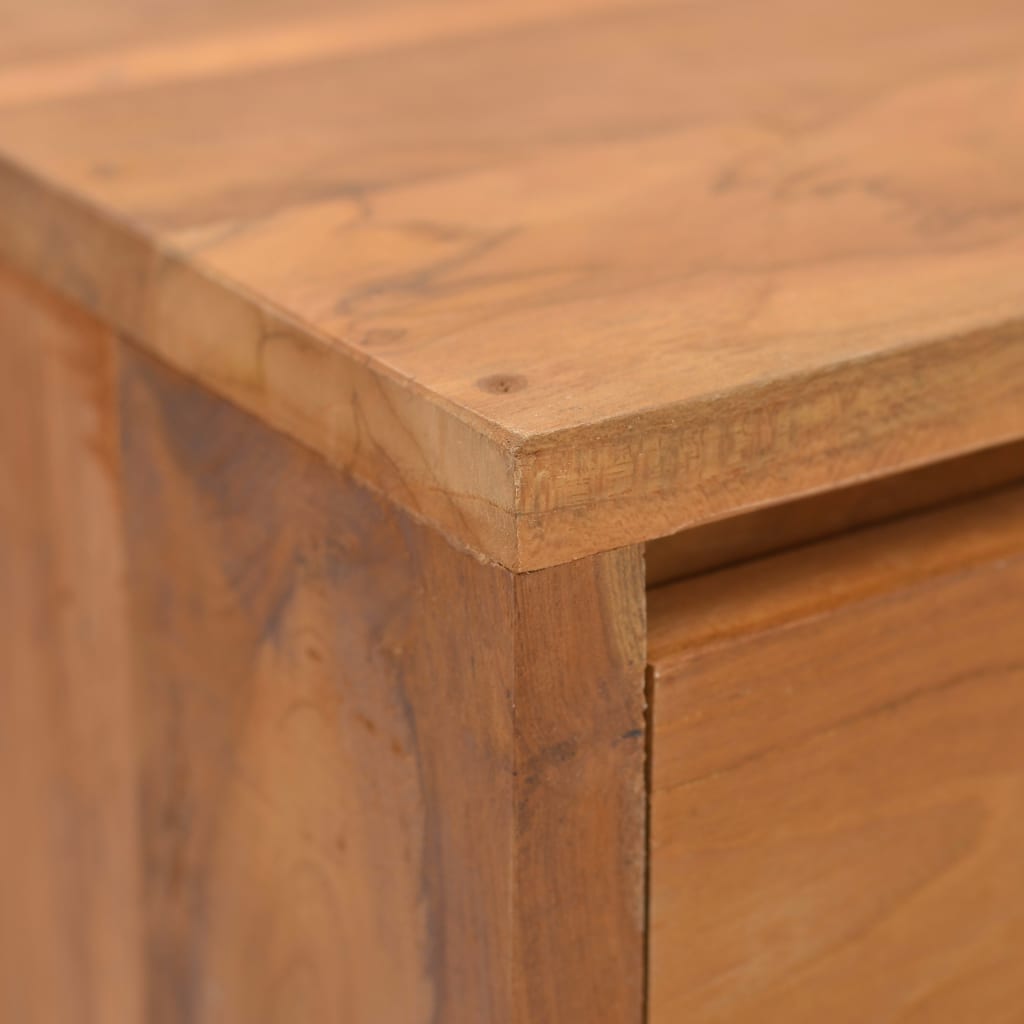Table de chevet 20x35x50 cm Bois de teck solide - XIOS
