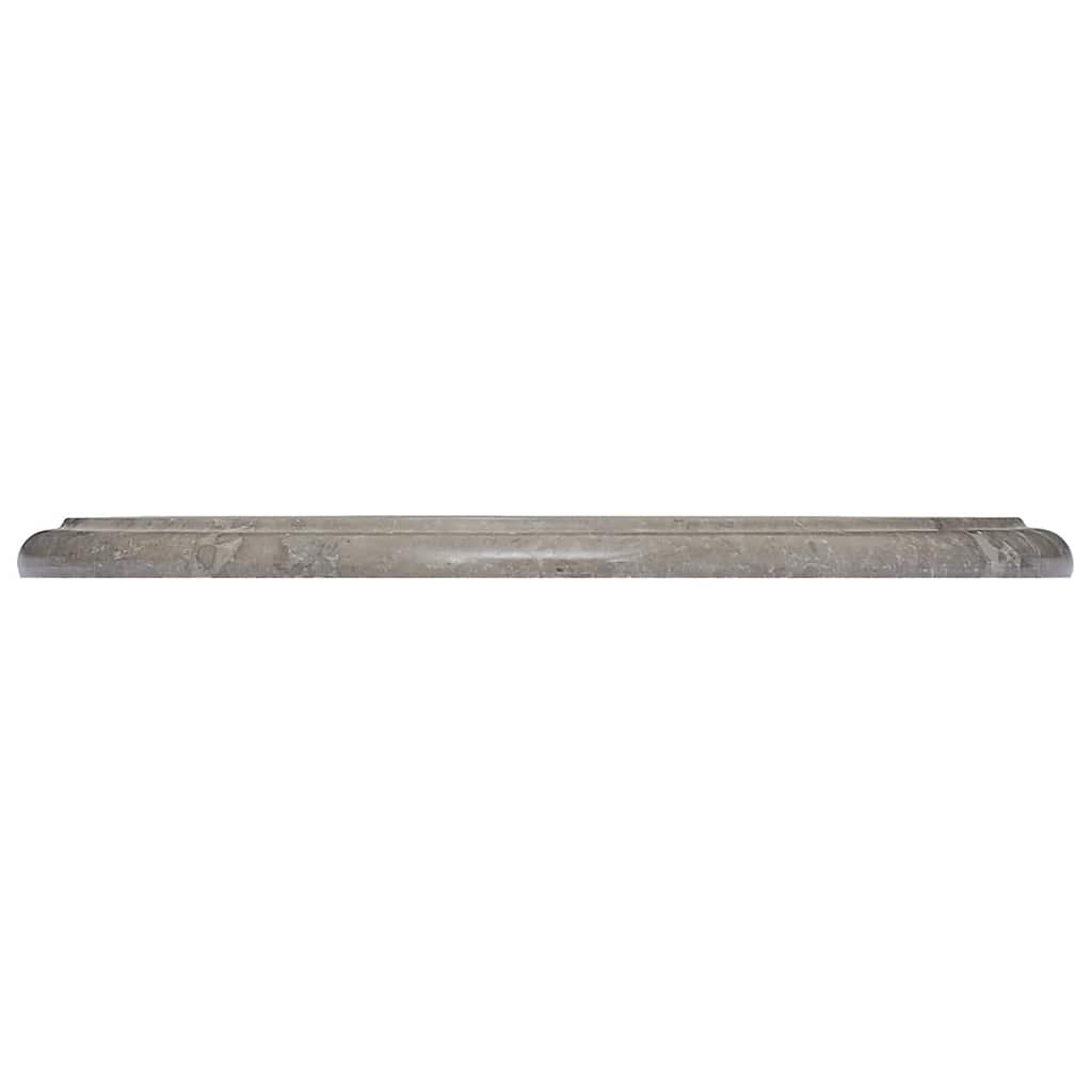Dessus de table Gris Ø40x2,5 cm Marbre - XIOS
