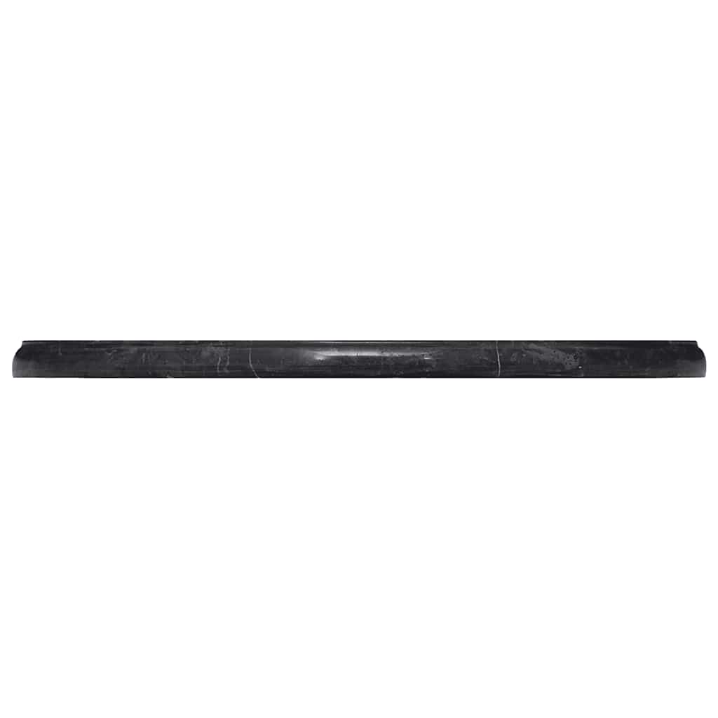 Dessus de table Noir Ø50x2,5 cm Marbre - XIOS