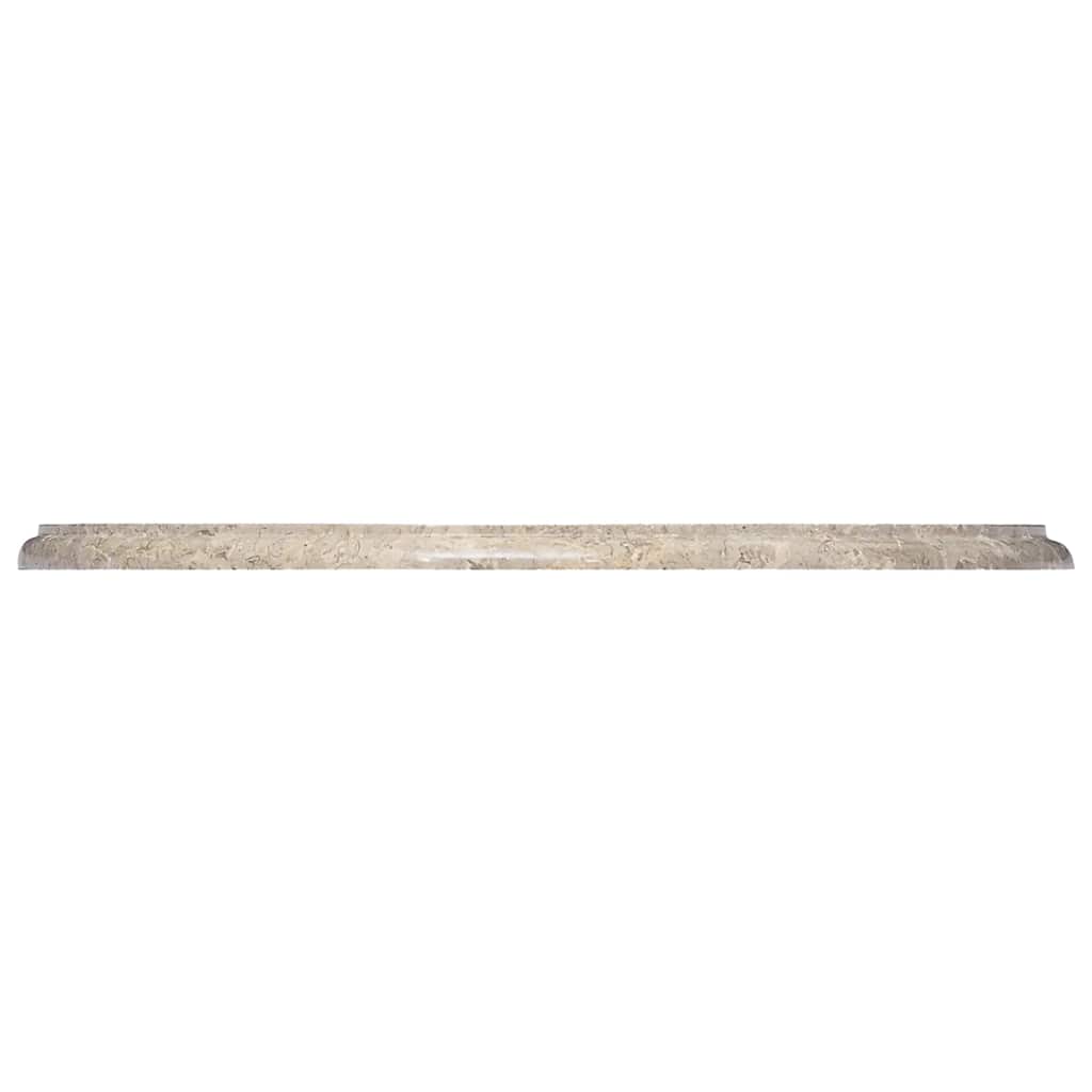 Dessus de table Gris Ø60x2,5 cm Marbre - XIOS