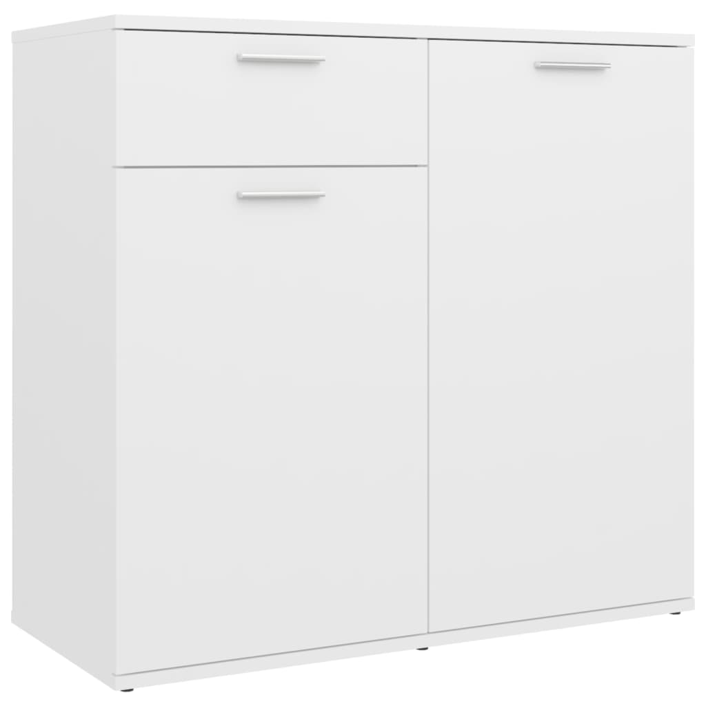 Buffet blanc 80x36x75 cm bois d'ingénierie - XIOS