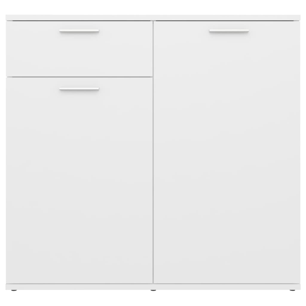 Buffet blanc 80x36x75 cm bois d'ingénierie - XIOS