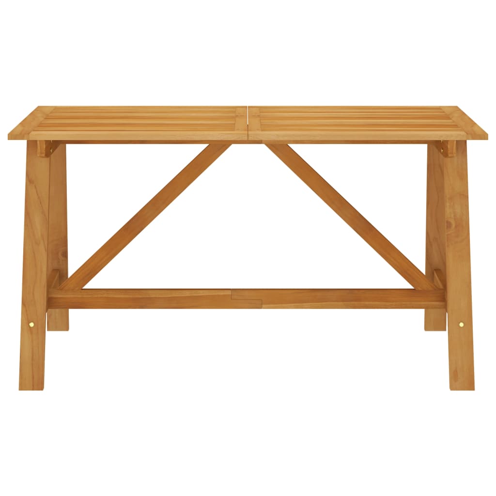 Ensemble à manger de jardin 5 pcs Marron