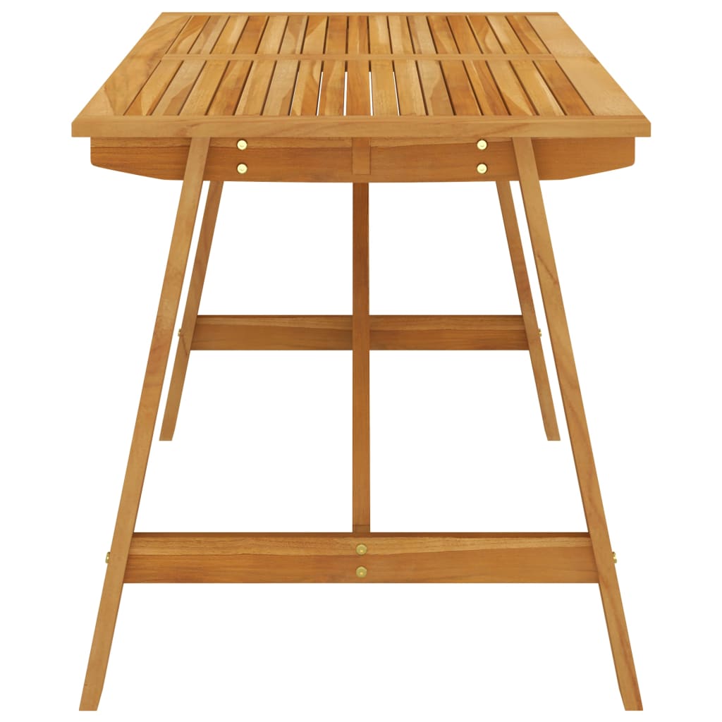 Ensemble à manger de jardin 5 pcs Marron