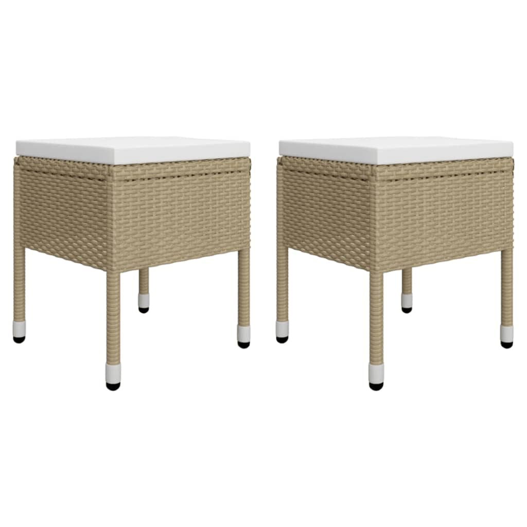 Ensemble à manger de jardin 5 pcs Beige
