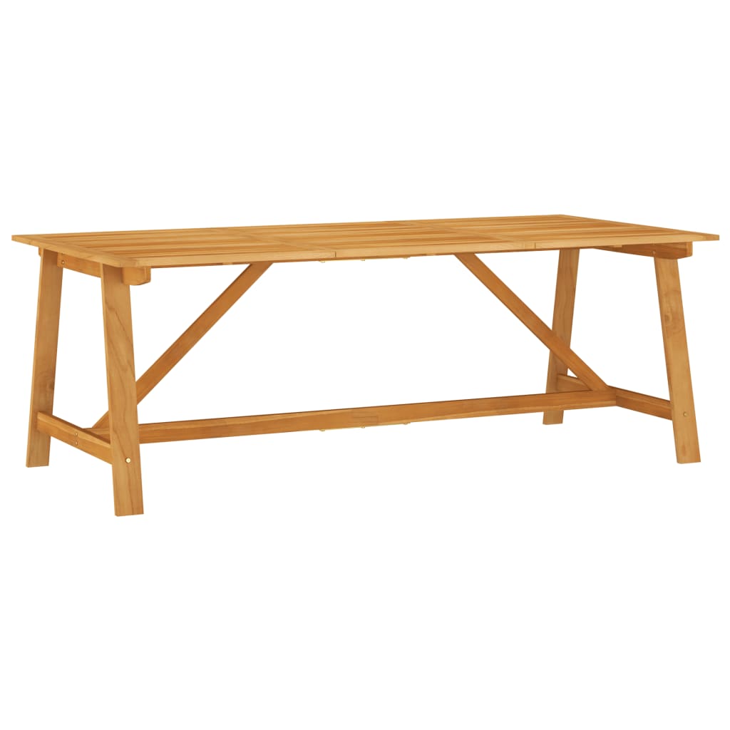 Ensemble à manger de jardin 7 pcs Marron
