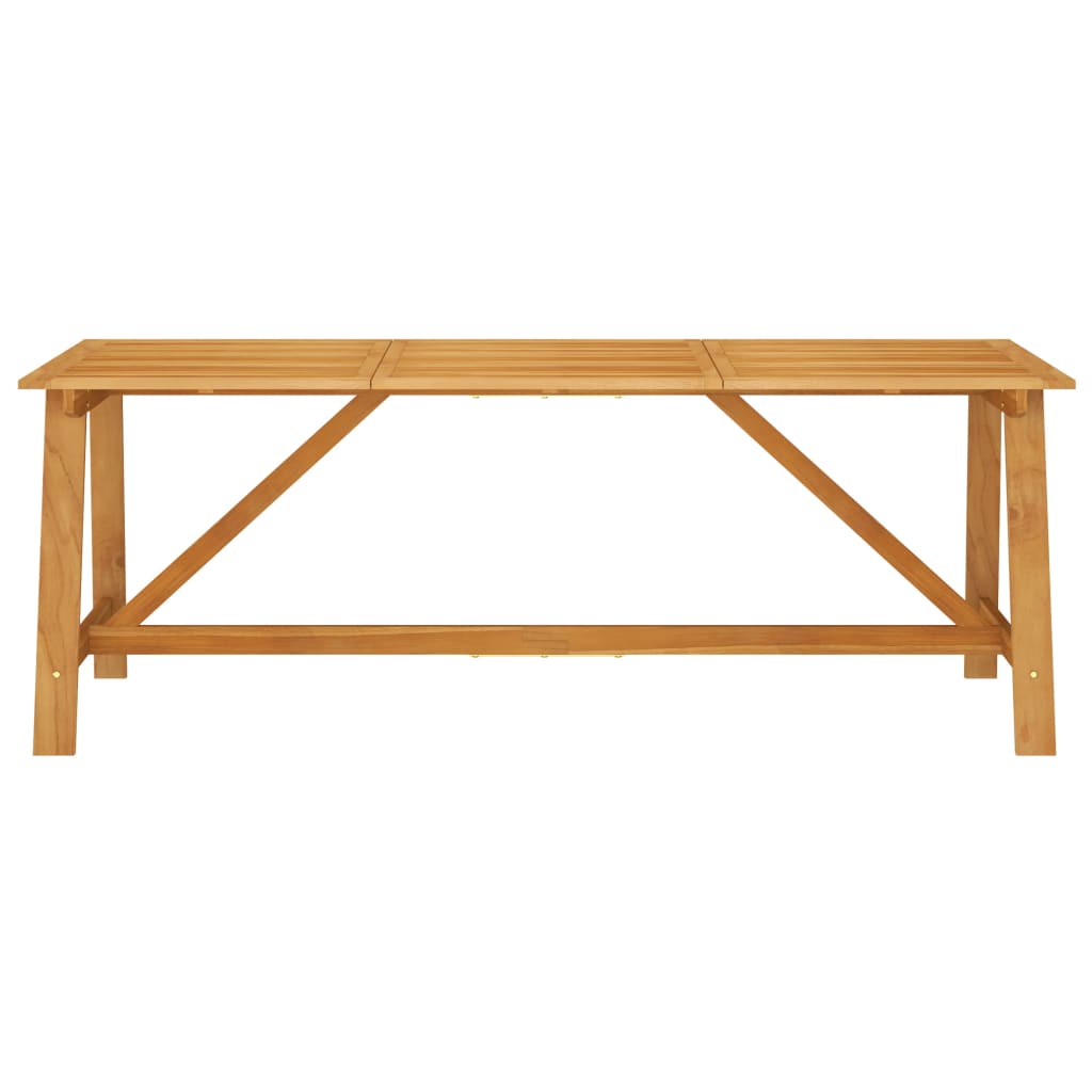 Ensemble à manger de jardin 7 pcs Marron