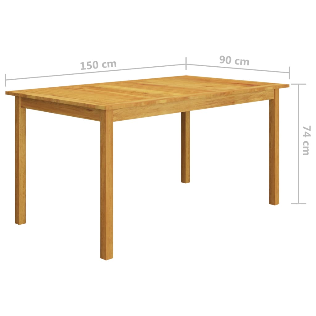 Ensemble à manger de jardin 5 pcs Gris