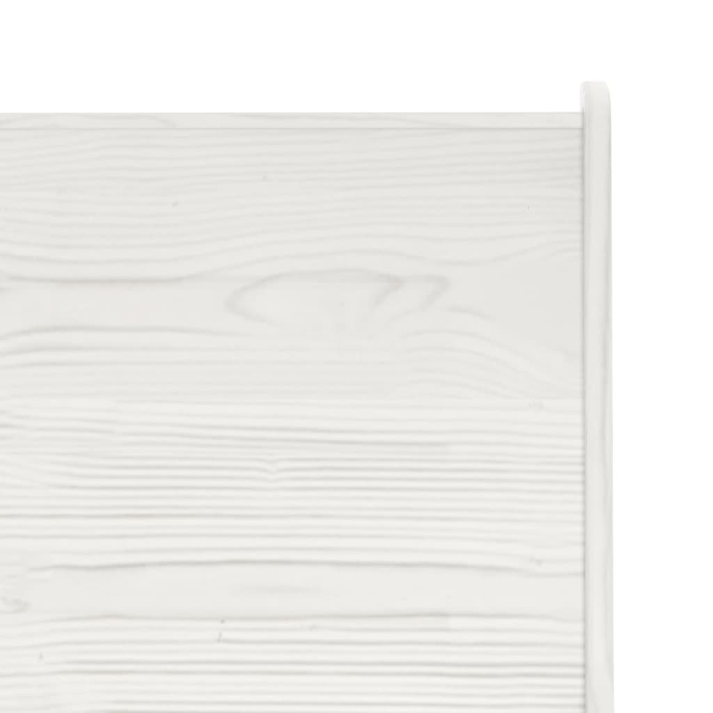 Banc d'angle REINE 151 cm blanc bois de pin solide - XIOS