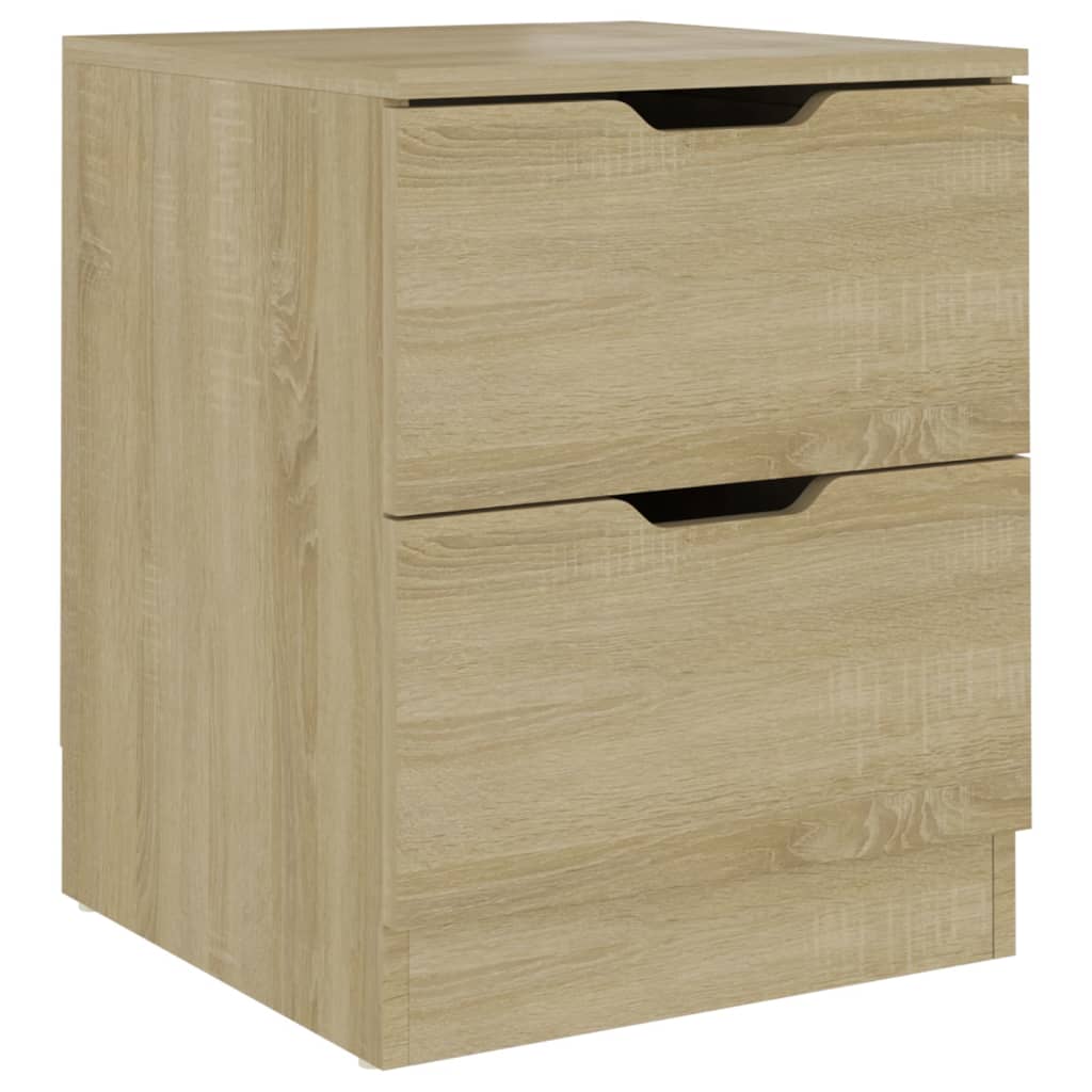 Table de chevet chêne sonoma 40x40x50 cm bois d’ingénierie - XIOS