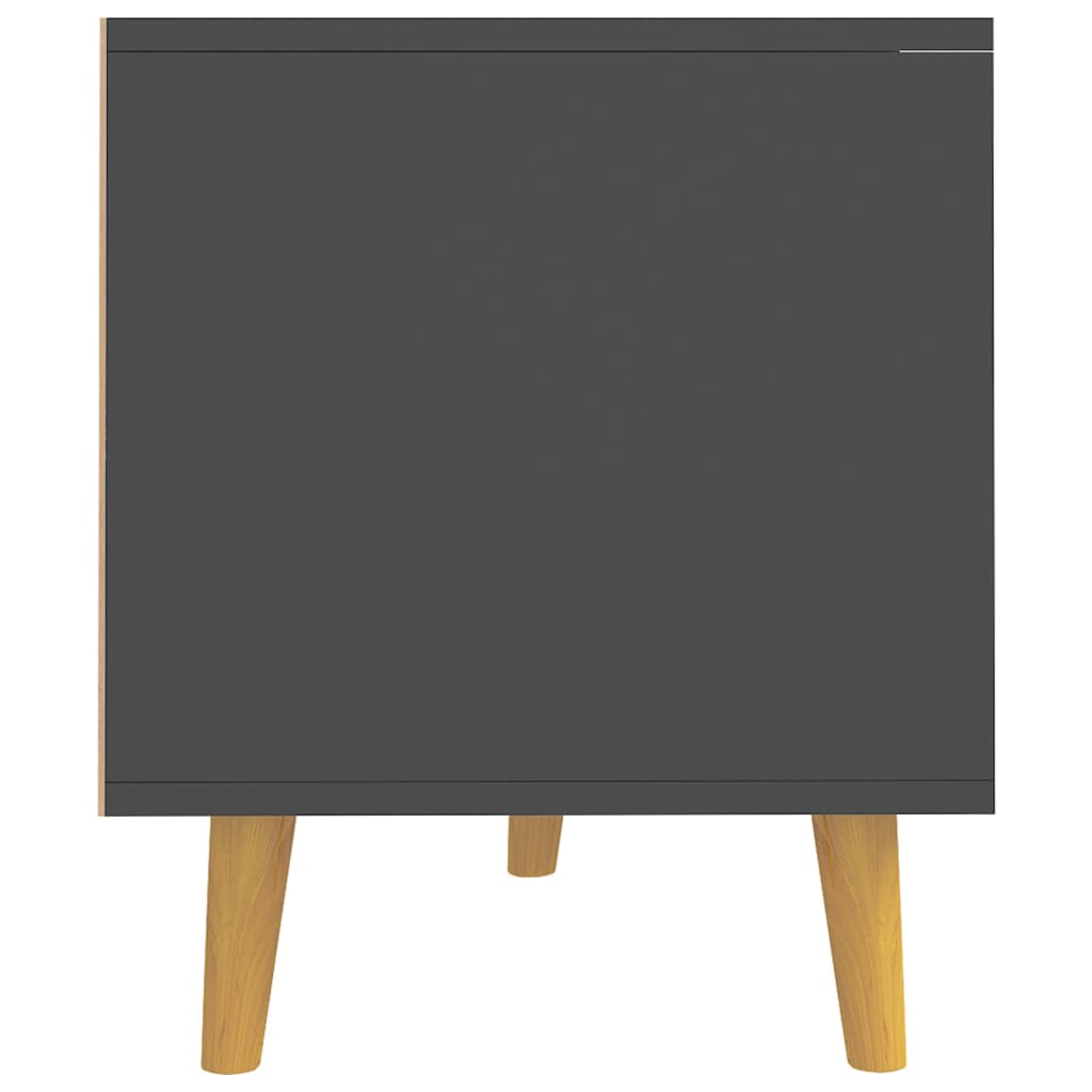 Meuble TV gris 90x40x48,5 cm bois d'ingénierie - XIOS