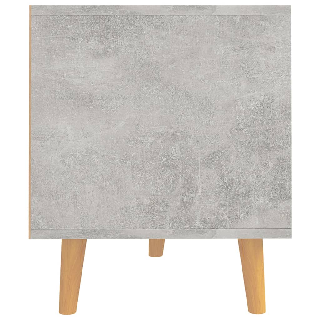 Meuble TV gris béton 90x40x48,5 cm bois d'ingénierie - XIOS