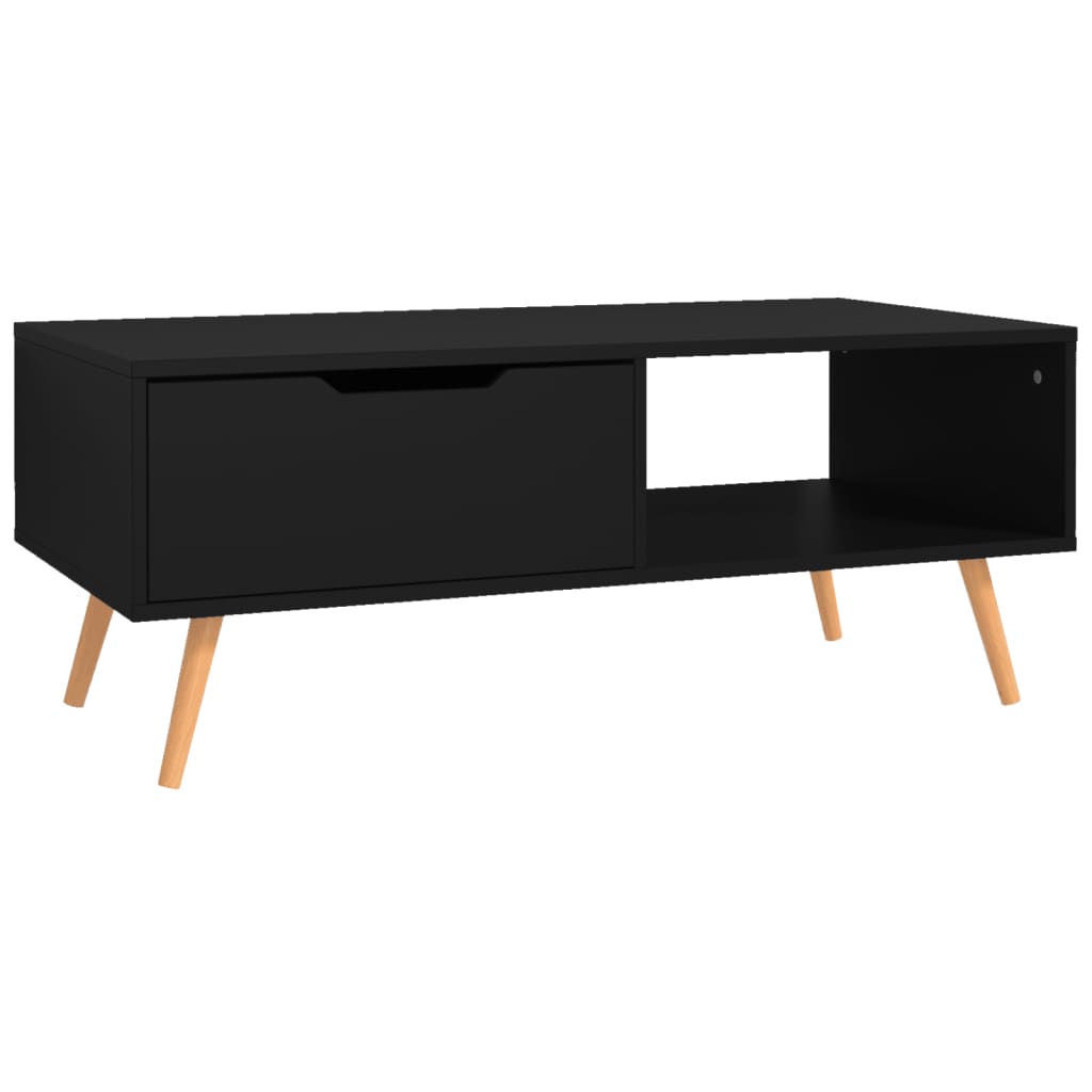 Table basse Noir 100x49,5x43 cm Bois d'ingénierie - XIOS