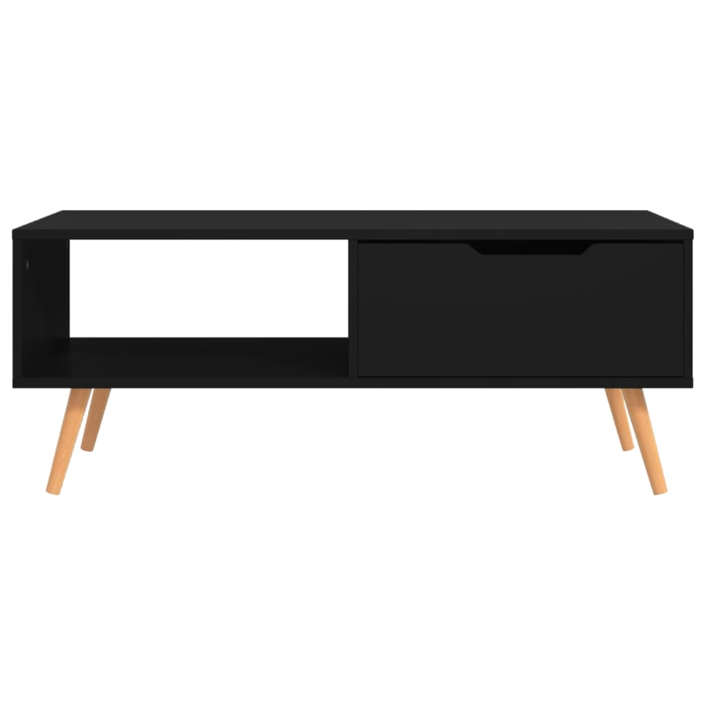 Table basse Noir 100x49,5x43 cm Bois d'ingénierie - XIOS