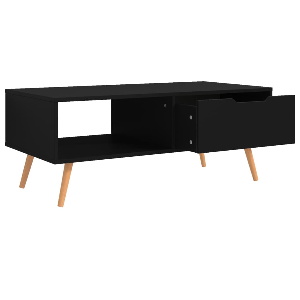 Table basse Noir 100x49,5x43 cm Bois d'ingénierie - XIOS