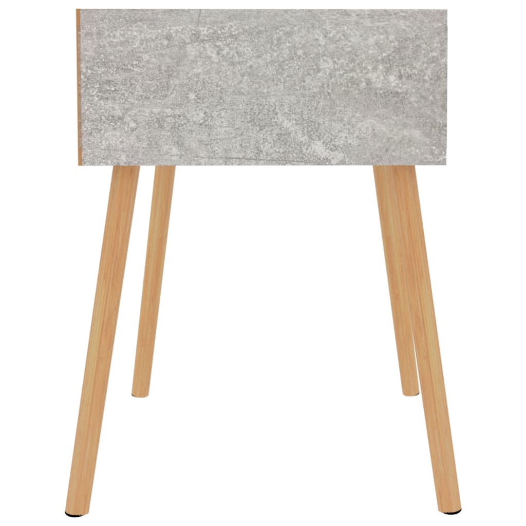 Tables de chevet 2 pcs Gris béton 40x40x56 cm Bois d'ingénierie - XIOS
