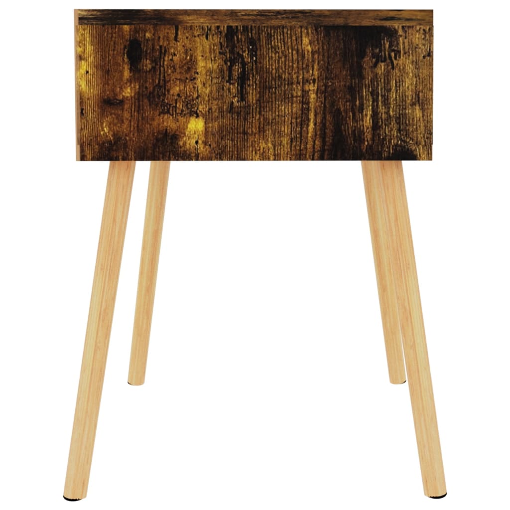 Tables de chevet 2 pcs Chêne fumé 40x40x56 cm Bois d'ingénierie - XIOS