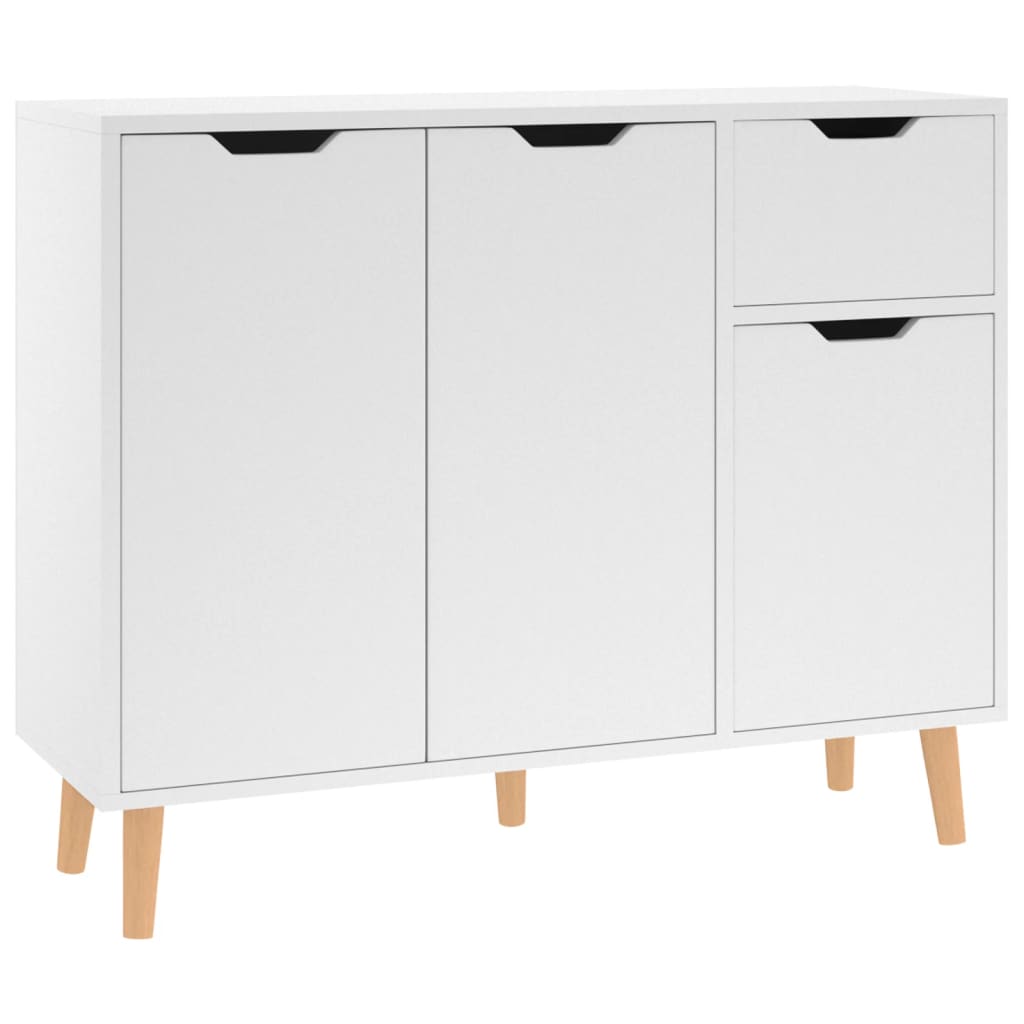 Buffet Blanc 90x30x72 cm Bois d'ingénierie - XIOS