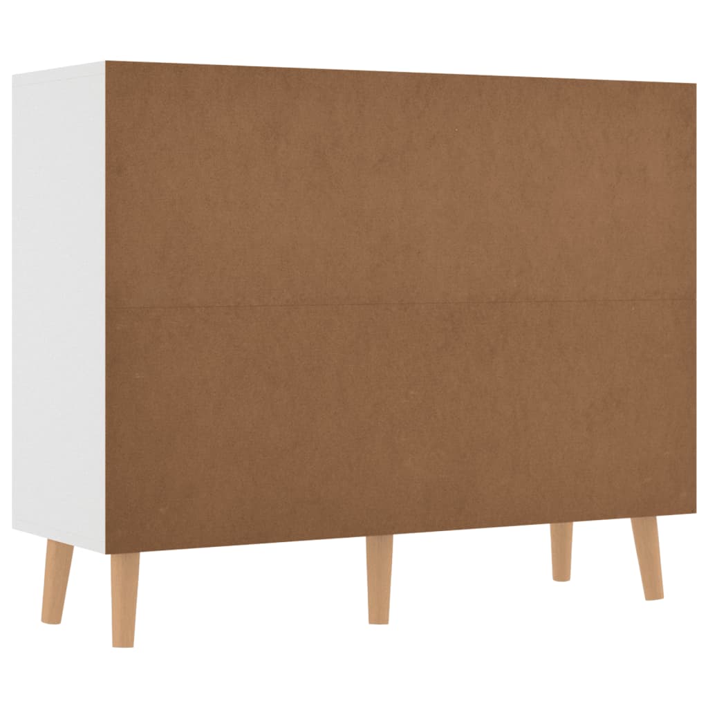 Buffet Blanc 90x30x72 cm Bois d'ingénierie - XIOS