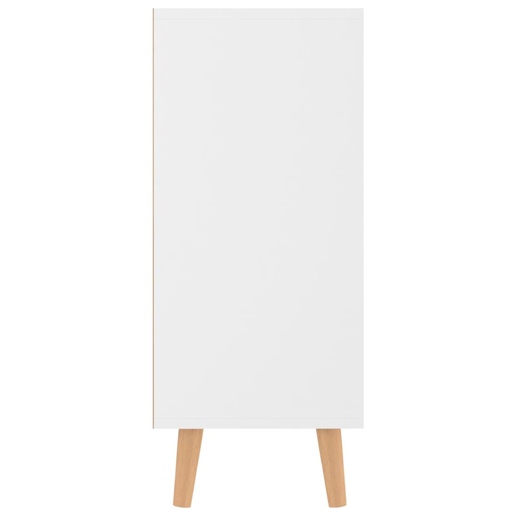 Buffet blanc brillant 90x30x72 cm bois d'ingénierie - XIOS