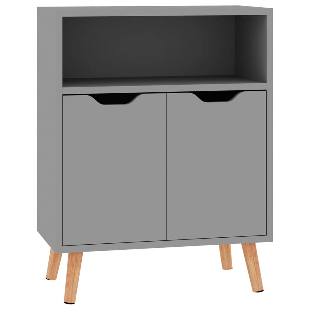 Buffet gris 60x30x72 cm bois d'ingénierie - XIOS