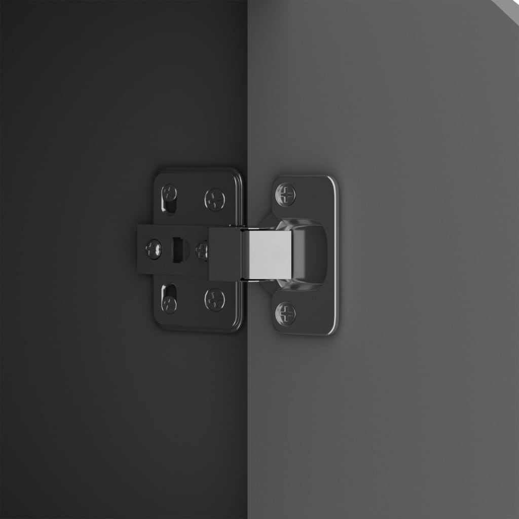 Buffet gris 60x30x72 cm bois d'ingénierie - XIOS